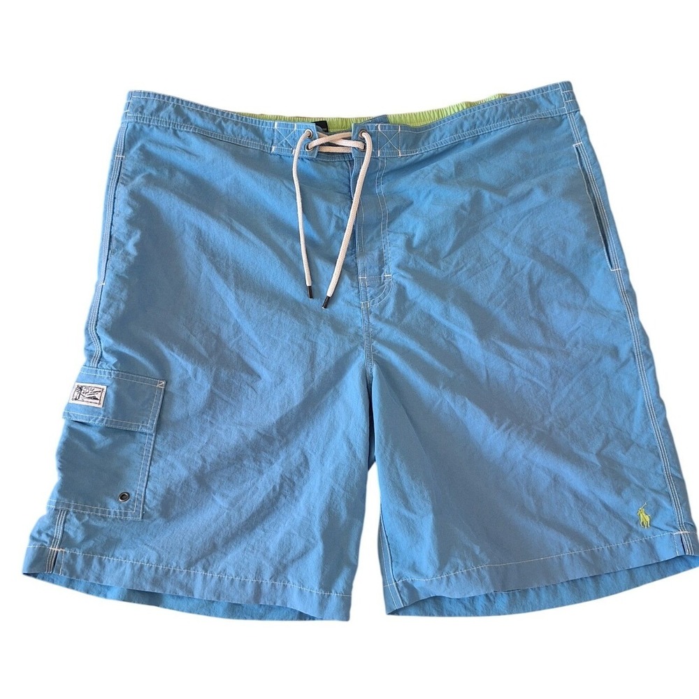 vintage Polo Ralph lauren men's swim shorts XXL blue